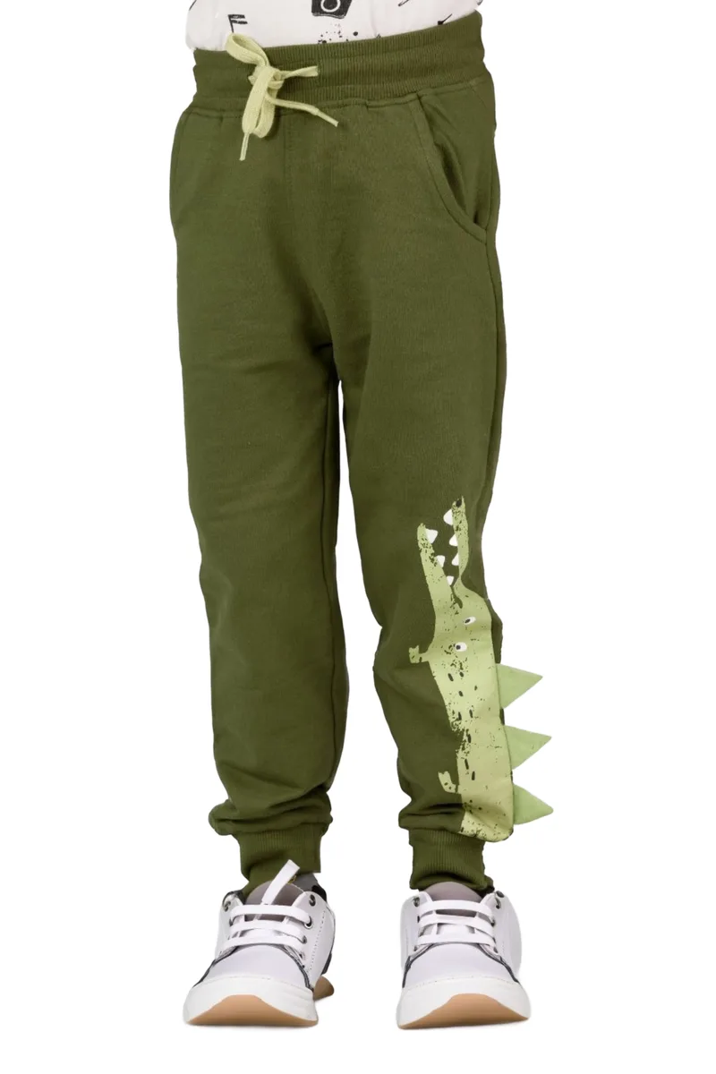 Crocodile 3D Knee Pants main view