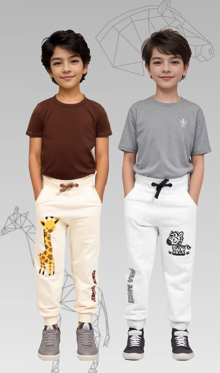 Safari Giraffe Jogger Pants main view